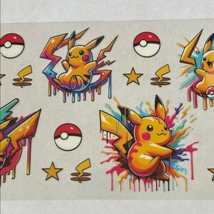 Pikachu Pokémon Cup Decal 166